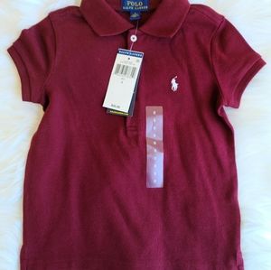 Ralph Lauren Polo Shirt Red Size 5